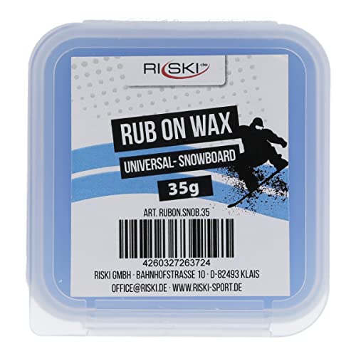 RiSki Rub On Ski Wax - Aufreibwax für Snowboard - universal 35g RiSki Rub On Ski Wax - Aufreibwax für Snowboard - universal 35g von RiSki