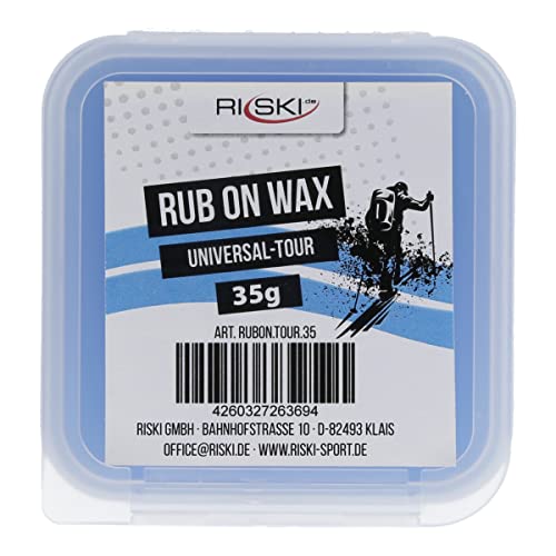 RiSki Rub On Ski Wax - Aufreibwax für Tourenski und Skifelle - universal 35g RiSki Rub On Ski Wax - Aufreibwax für Tourenski und Skifelle - universal 35g von RiSki