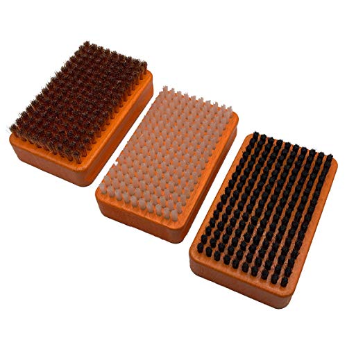 RiSki Skibürsten 3er Set mit Nylonbürste, Rosshaarbürste u. Kupferbürste RiSki Skibürsten 3er Set mit Nylonbürste, Rosshaarbürste u. Kupferbürste von RiSki