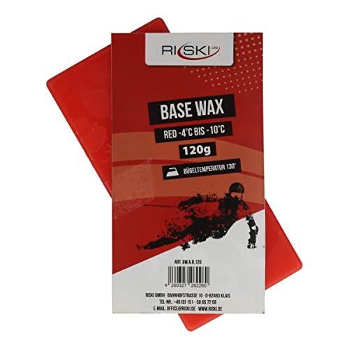 RiSki Skiwachs Base Wax Alpin rot 120g RiSki Skiwachs Base Wax Alpin rot 120g von RiSki