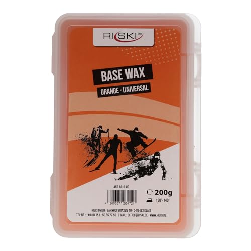 RiSki Skiwachs Base Wax universal orange 200g RiSki Skiwachs Base Wax universal orange 200g von RiSki