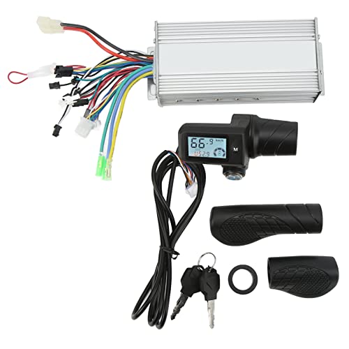 36V 48V 1000W Elektrofahrrad Brushless Controller Kit, Motor Controller Split Speed ​​Control Gasgriff mit LCD-Panel für 22,5 Mm Lenker von RiToEasysports