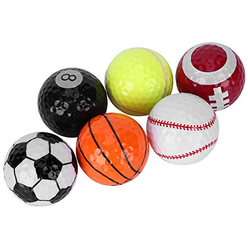 RiToEasysports 6 Stück Golfbälle, Tragbare Golfbälle Zum Üben von Geschenkbällen, Zubehör für den Wettbewerb Ball Collector RiToEasysports 6 Stück Golfbälle, Tragbare Golfbälle Zum Üben von Geschenkbällen, Zubehör für den Wettbewerb Ball Collector von RiToEasysports