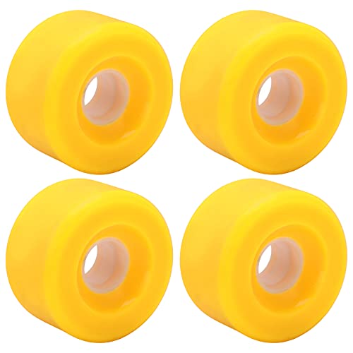 RiToEasysports 4pcs 70mm/2.8in 80A Longboard Rollen Skateboard Rollen Ersatzteile(Gelb) Elektroroller Fahrt von RiToEasysports