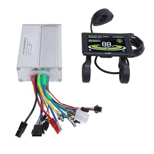 RiToEasysports Elektromotor-Controller-Kit, 20 A, 3 Modi, Sinuswellen-Controller mit H 100 LCD-Farbdisplay für den Umbau von Elektrofahrrädern von RiToEasysports