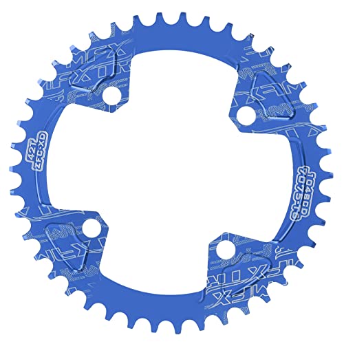 RiToEasysports Fahrradkettenblatt, 104BCD Kurbelgarnitur Kettenblatt Aluminiumlegierung Fahrrad Positives und Negatives Kettenblatt 42T Mountainbike Rundes Kettenblatt Praktisches Zubehör Zum RiToEasysports Fahrradkettenblatt, 104BCD Kurbelgarnitur Kettenblatt Aluminiumlegierung Fahrrad Positives und Negatives Kettenblatt 42T Mountainbike Rundes Kettenblatt Praktisches Zubehör Zum von RiToEasysports