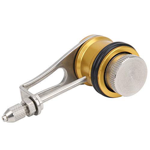 RiToEasysports GT Knot Maker Schnurwickler-Werkzeug, Hochfester, Verstellbarer Widerstandsknopf, Gummiklemme, Metall-Einfädelrohr für Angelzubehör (Gold) von RiToEasysports