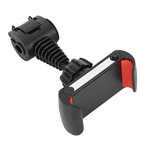 RiToEasysports Golfschläger Clip, Golf-Telefonhalter Clip Handy-Clip-Halter für Golftraining 360-Grad-Drehung Abspielen von Aktionsrekorden Haltungskorrektur Live-Broadcast-Halterung(Black and red) von RiToEasysports