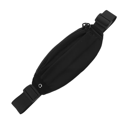 Verstellbarer Riemen, Reflektierendes Design, Nylon-Sport-Hüfttasche, Multifunktionale Gürteltasche, Breite Anwendung (Black) von RiToEasysports