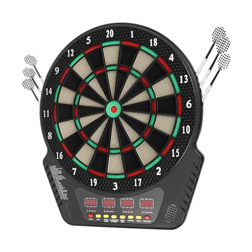 Elektronische Dartboards, 44x50.5cm Elektronische Dartscheibe mit 6 Darts, Innovative Dartmaschine für Partys und Spieleabende Elektronische Dartboards, 44x50.5cm Elektronische Dartscheibe mit 6 Darts, Innovative Dartmaschine für Partys und Spieleabende von RibasuBB