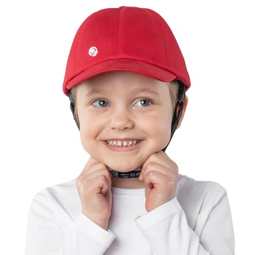 Ribcap All Season Kinder - Medizinischer Kopfschutz - Schutzhelm Epilepsie | Rot | Midi - Maxi (51-56 cm) | Anti-Fall-Kopfschutzhelm von Ribcap
