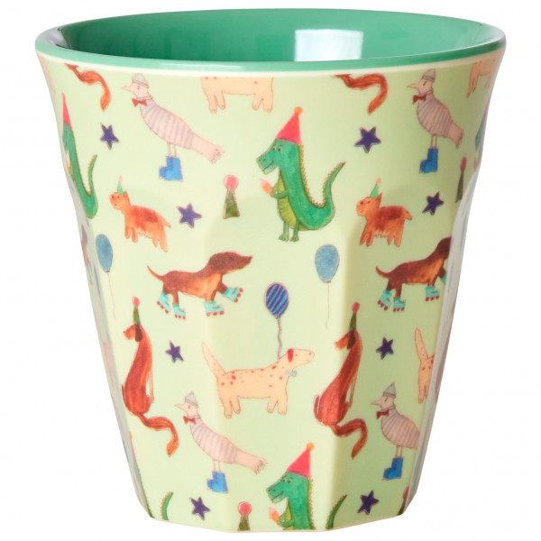 Rice - Melamine Cup - Becher Gr 250 ml;400 ml beige;blau;bunt;grau;rosa;türkis von Rice