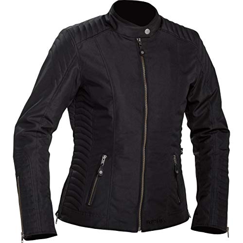 Richa Motorradjacke mit Protektoren Motorrad Jacke Lausanne Damen Textiljacke schwarz XXL, Chopper/Cruiser, Ganzjährig von Richa