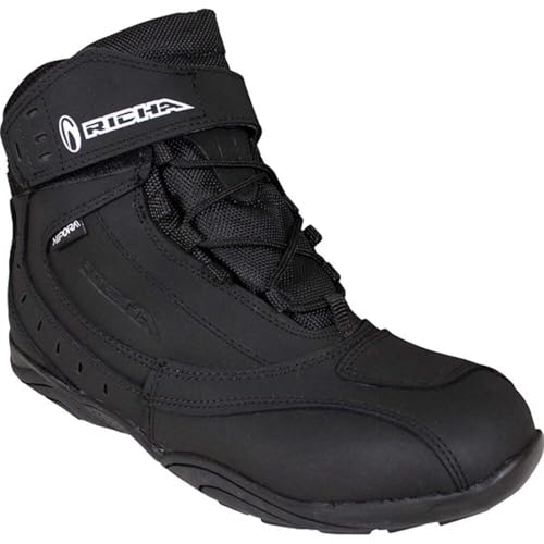 Richa Slick Hipora - Motorrad-Stiefel kurz - wasserdicht - Schwarz - EU46 Richa Slick Hipora - Motorrad-Stiefel kurz - wasserdicht - Schwarz - EU46 von Richa