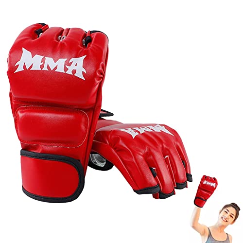 Schlaghandschuhe | Schlaghandschuhe für Männer – MMA Handschuhe mit Fester Naht Sparring Grappling, Hybrid-Handschuhe für Kampfsport, offene Handfläche für Männer und Frauen Schlaghandschuhe | Schlaghandschuhe für Männer – MMA Handschuhe mit Fester Naht Sparring Grappling, Hybrid-Handschuhe für Kampfsport, offene Handfläche für Männer und Frauen von Richolyn