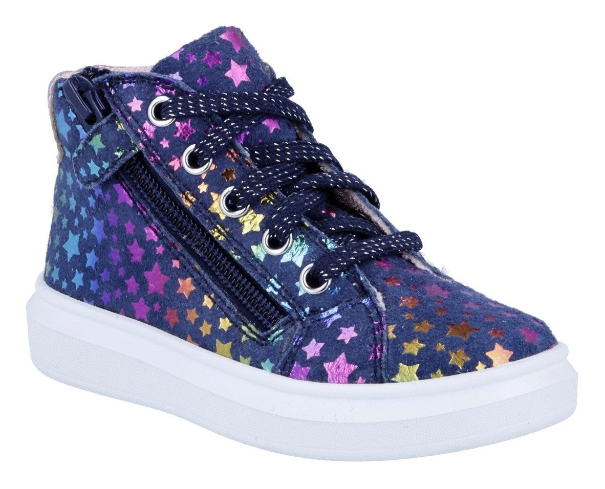 Richter Alessa WMS: Mittel Sneaker, High Top Sneaker, Schnürboots, Freizeitschuh mit bunten Sternchen Richter Alessa WMS: Mittel Sneaker, High Top Sneaker, Schnürboots, Freizeitschuh mit bunten Sternchen von Richter