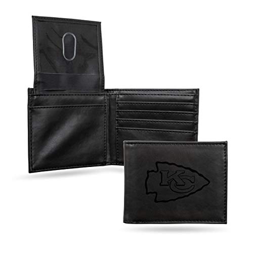 Rico Industries Billfold Wallet mit Lasergravur, Kansas City Chiefs, Schwarz Rico Industries Billfold Wallet mit Lasergravur, Kansas City Chiefs, Schwarz von Rico Industries