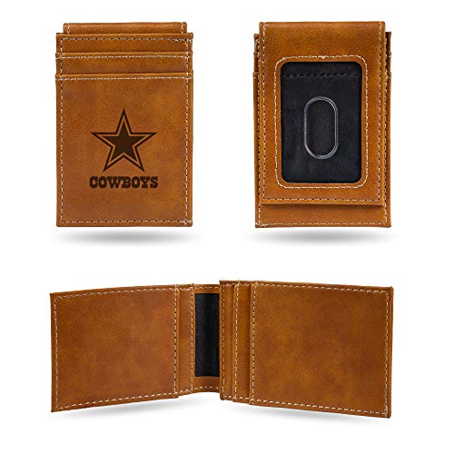 Rico Industries Geldbörse mit Lasergravur, Vordertasche, Dallas Cowboys, Braun Rico Industries Geldbörse mit Lasergravur, Vordertasche, Dallas Cowboys, Braun von Rico Industries