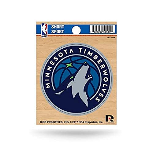 Rico Industries NBA Minnesota Timberwolves Die Cut Team Logo Short Sport Sticker Rico Industries NBA Minnesota Timberwolves Die Cut Team Logo Short Sport Sticker von Rico Industries