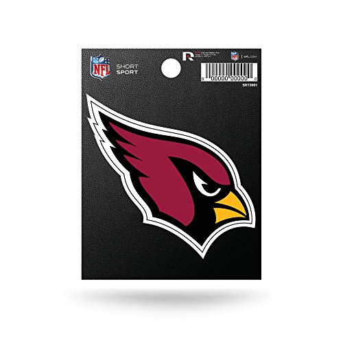 Rico Industries NFL Arizona Cardinals gestanztes Team-Logo, kurzer Sport-Aufkleber von Rico Industries