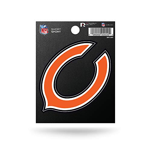 Rico Industries NFL Chicago Bears gestanztes Team-Logo, kurzer Sportaufkleber von Rico Industries