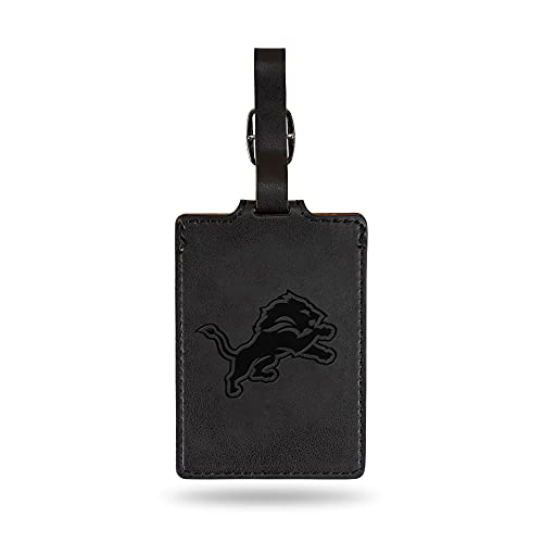 Rico Industries NFL Detroit Lions Gepäckanhänger, Lasergravur, Ultra-Wildleder, inkl. ID-Karte, 7 x 8,9 cm, Schwarz Rico Industries NFL Detroit Lions Gepäckanhänger, Lasergravur, Ultra-Wildleder, inkl. ID-Karte, 7 x 8,9 cm, Schwarz von Rico Industries