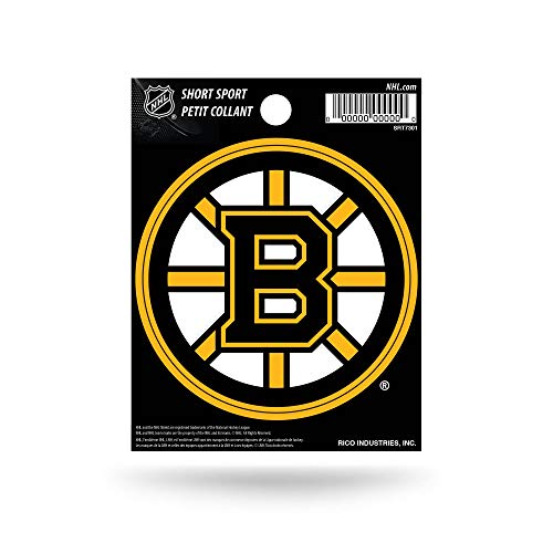 Rico Industries NHL Hockey Boston Bruins kurzer Sport-Aufkleber, 9,5 x 12,9 cm, gestanztes Team-Logo, kurzer Sport-Aufkleber Rico Industries NHL Hockey Boston Bruins kurzer Sport-Aufkleber, 9,5 x 12,9 cm, gestanztes Team-Logo, kurzer Sport-Aufkleber von Rico Industries
