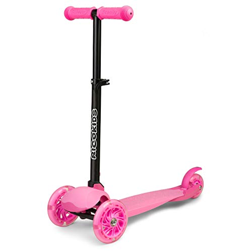 Ricokids LED Scooter Kinderroller Cityroller Tretroller Klappbar Balance-Scooter 3 Räder LOCO Rosa Ricokids LED Scooter Kinderroller Cityroller Tretroller Klappbar Balance-Scooter 3 Räder LOCO Rosa von Ricokids