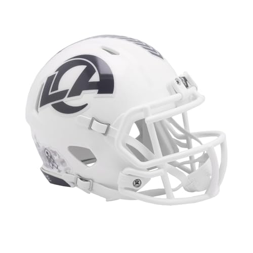 NFL Los Angeles Rams Salute to Service 2024 Mini Helm Speed Footballhelm NFL Los Angeles Rams Salute to Service 2024 Mini Helm Speed Footballhelm von Riddell