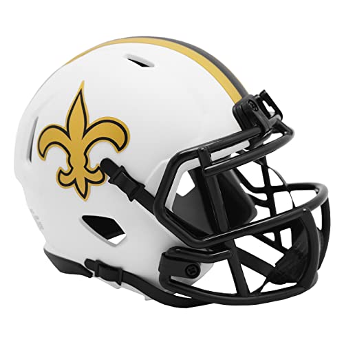 NFL Mini Helm Speed New Orleans Saints Lunar Eclipse Footballhelm von Riddell