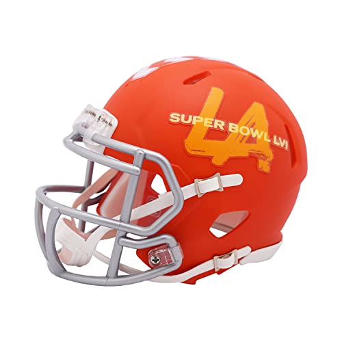 NFL Mini Helm Speed Super Bowl LVI 56 Superbowl Footballhelm LA L.A. Los Angeles NFL Mini Helm Speed Super Bowl LVI 56 Superbowl Footballhelm LA L.A. Los Angeles von Riddell