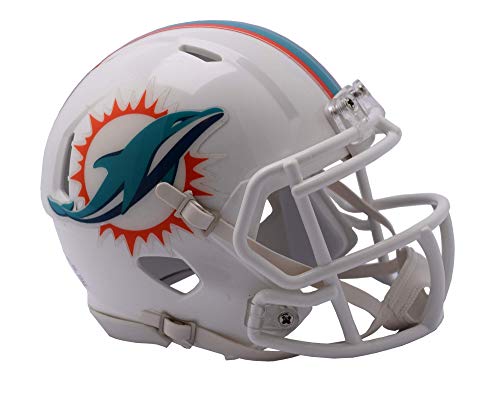 NFL Riddell Football Speed Mini Helm Miami Dolphins von Riddell