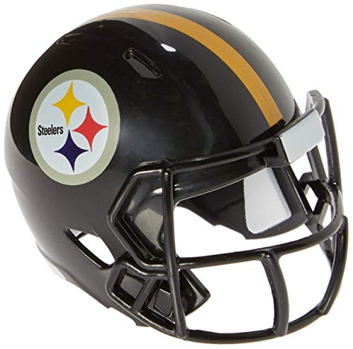 Riddell Mini-American-Football-Helm, NFL-Team: Pittsburg Steelers, im Taschenformat, Speed Pocket Riddell Mini-American-Football-Helm, NFL-Team: Pittsburg Steelers, im Taschenformat, Speed Pocket von Riddell