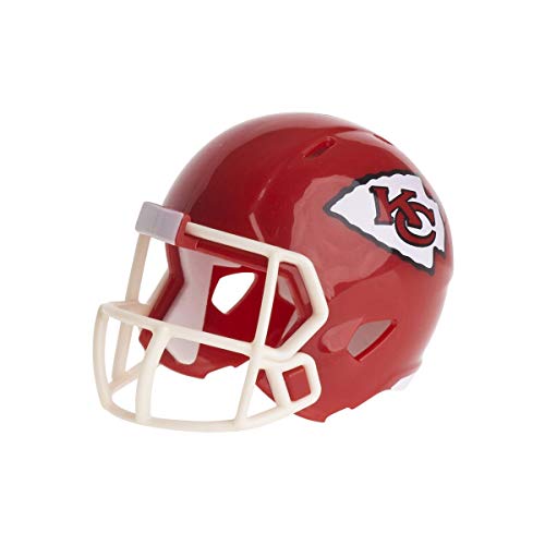 Riddell Mini-American-Football-Helm, NFL-Team: Kansas City Chiefs, im Taschenformat, Speed Pocket von Riddell