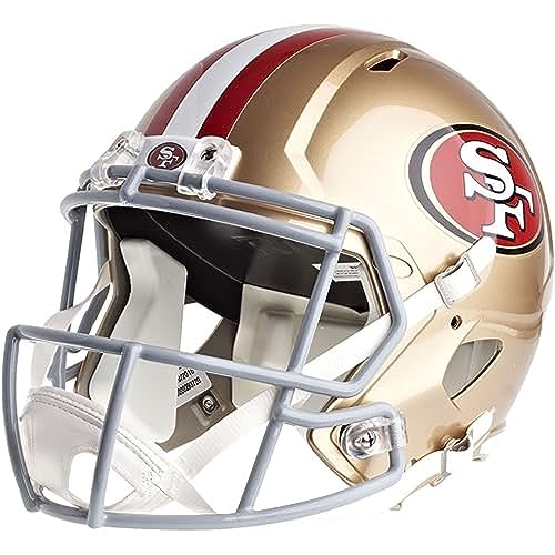 Riddell NFL San Francisco 49ers Full Size Replica Speed Helm, Medium, Gold von Riddell