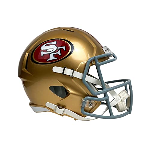 Riddell NFL San Francisco 49ers Full Size Replica Speed Helm, Medium, Gold von Riddell