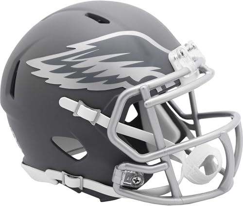 Riddell Speed Mini Football Helm Slate Philadelphia Eagles Riddell Speed Mini Football Helm Slate Philadelphia Eagles von Riddell