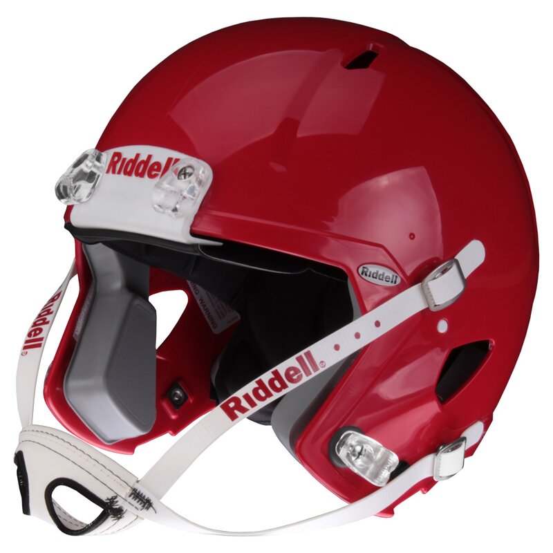 Riddell Victor-i Jugend Helm bis 15 Jahre (ohne Facemask), Größe L/XL - rot von Riddell