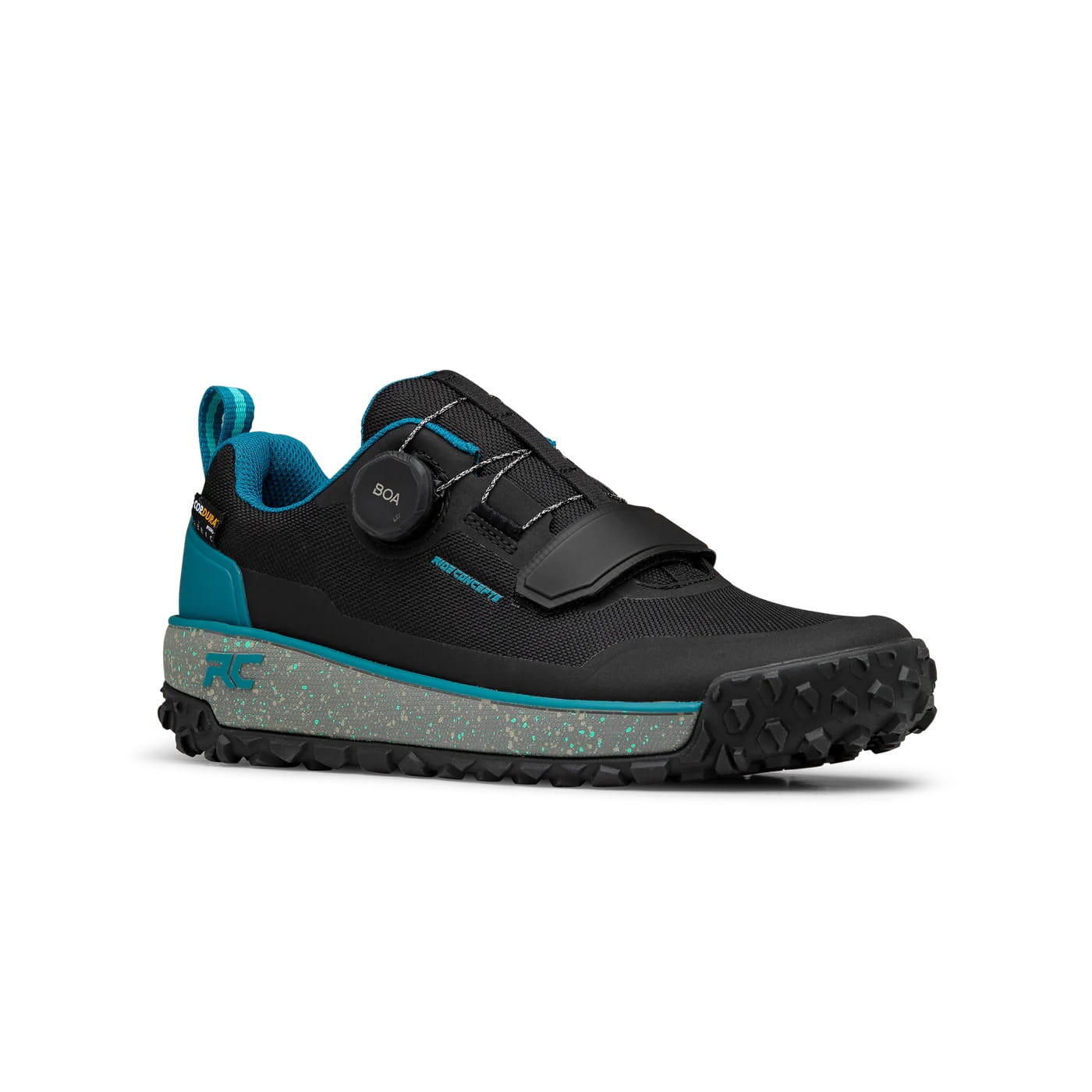 Flume BOA Flat Women's Shoe - Black/Tahoe Blue von Ride Concepts