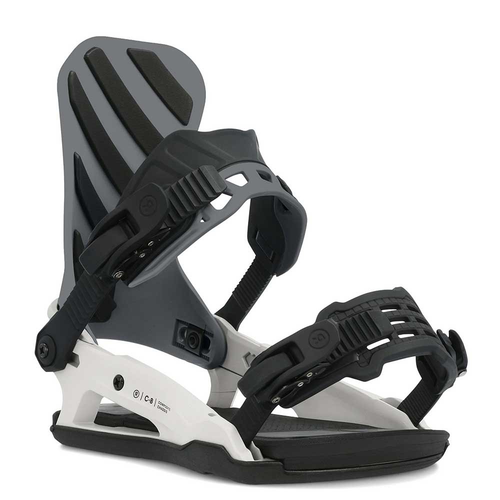 Ride C-8 Snowboard Bindings Silber M Ride C-8 Snowboard Bindings Silber M von Ride