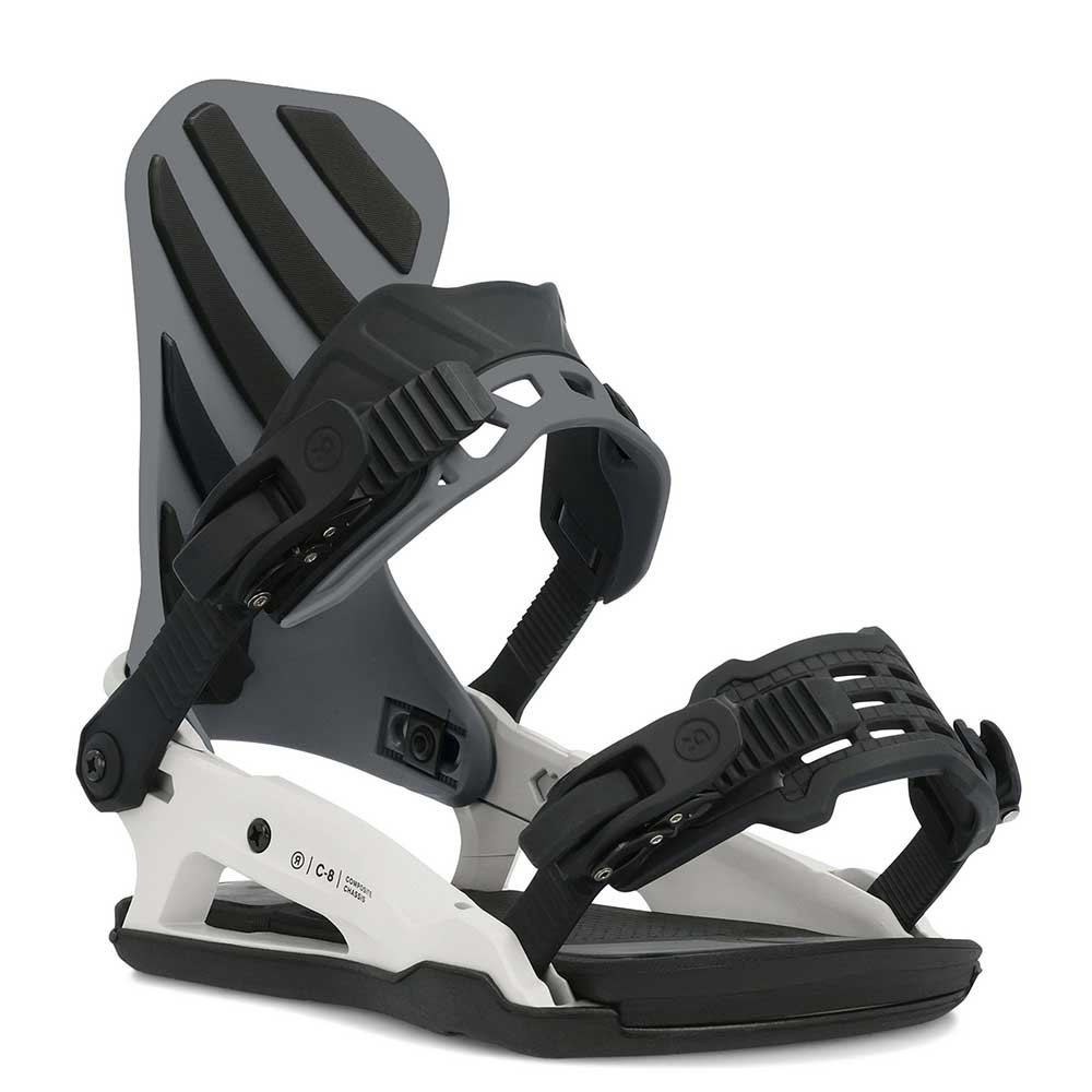 Ride C-8 Snowboard Bindings Silber M von Ride