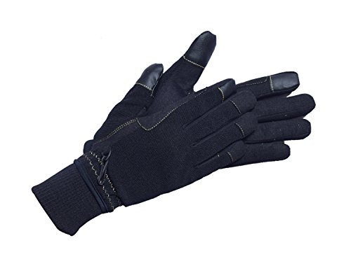 Riders Trend atmungsaktiv Touch Bildschirm Pferd Winter Amara/4WAY Spandex Thinsulate gefüttert Equestrian Reithandschuhe, schwarz, Medium Riders Trend atmungsaktiv Touch Bildschirm Pferd Winter Amara/4WAY Spandex Thinsulate gefüttert Equestrian Reithandschuhe, schwarz, Medium von Riders Trend