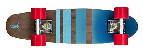 Ridge Erwachsene Maple Holz Mini Cruiser Number Three Skateboard, Red, MPB-22-NR3 von Ridge Skateboards