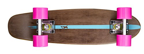 Ridge Erwachsene Maple Holz Mini Cruiser Number Two Skateboard, Rosa, 56 cm Ridge Erwachsene Maple Holz Mini Cruiser Number Two Skateboard, Rosa, 56 cm von Ridge Skateboards