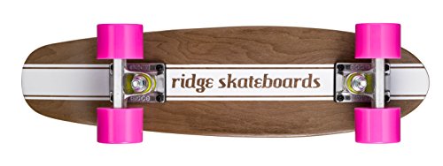Ridge Maple Holz Mini Cruiser Number Four Skateboard, Pink, MPB-22-NR4 Ridge Maple Holz Mini Cruiser Number Four Skateboard, Pink, MPB-22-NR4 von Ridge Skateboards