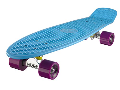 Ridge PB-27-Blue-Purple Skateboard, Blue/Purple, 69 cm von Ridge Skateboards