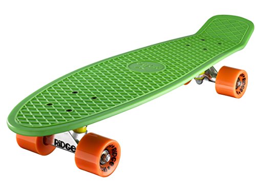 Ridge PB-27-Green-Orange Skateboard, Green/Orange, 69 cm Ridge PB-27-Green-Orange Skateboard, Green/Orange, 69 cm von Ridge