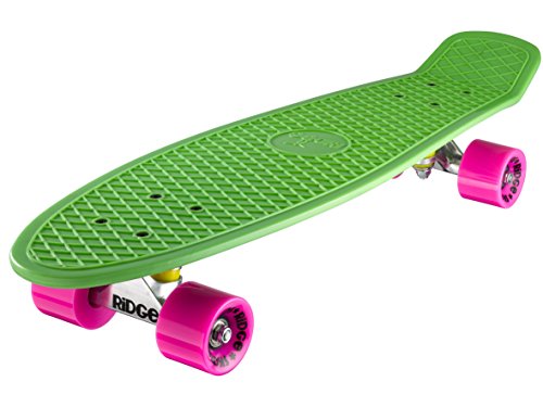 Ridge PB-27-Green-Pink Skateboard, Green/Pink, 69 cm Ridge PB-27-Green-Pink Skateboard, Green/Pink, 69 cm von Ridge
