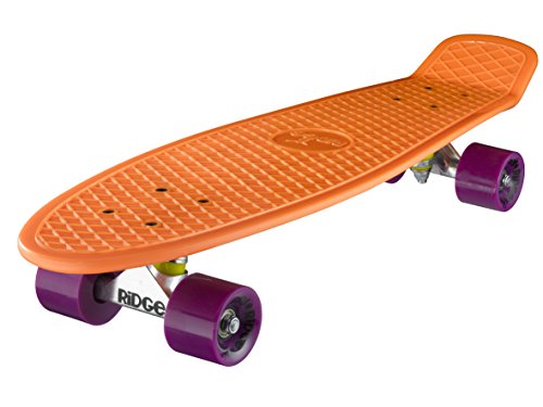 Ridge PB-27-Orange-Purple Skateboard, Orange/Purple, 69 cm Ridge PB-27-Orange-Purple Skateboard, Orange/Purple, 69 cm von Ridge
