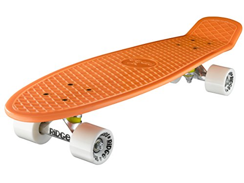 Ridge PB-27-Orange-White Skateboard, Orange/White, 69 cm Ridge PB-27-Orange-White Skateboard, Orange/White, 69 cm von Ridge